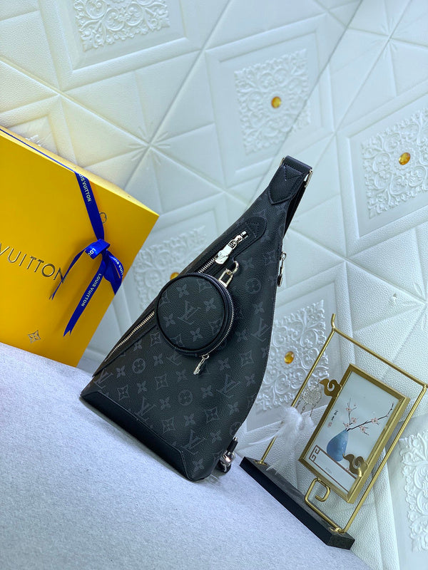 GLP054  High quality leather  for women and men bag  20-42-10CM