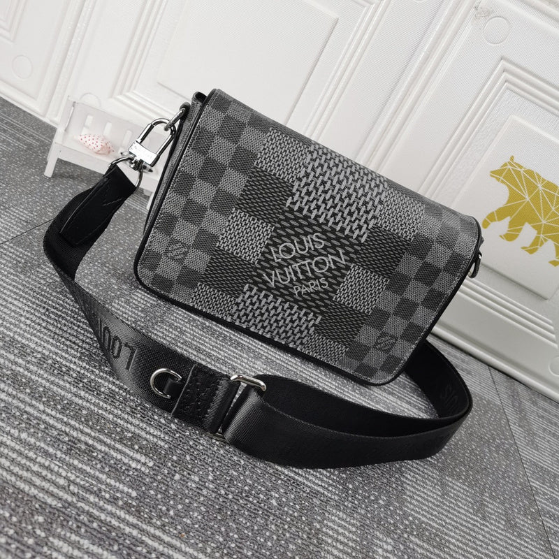LLP84  Men Leather Bag 23.5 x 14.0 x 5.0CM high quality
