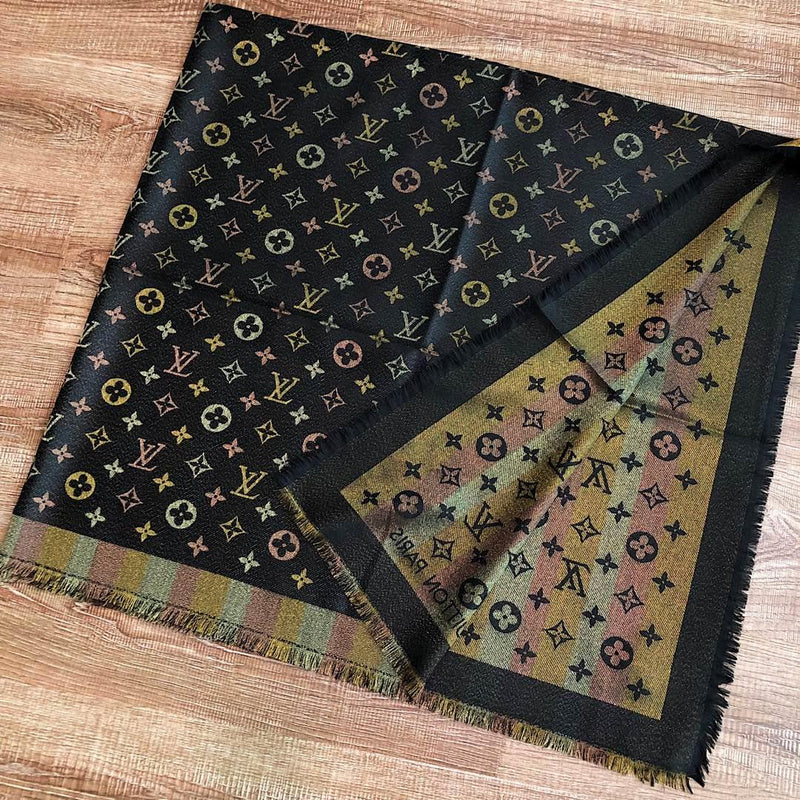 LSC3 Silk cotton 140-140CM scarf Can choose With box