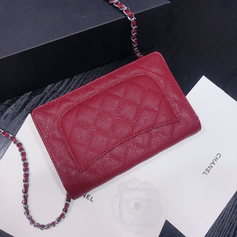 XCP015 Bag leather 19-13-4CM Bag Silver
