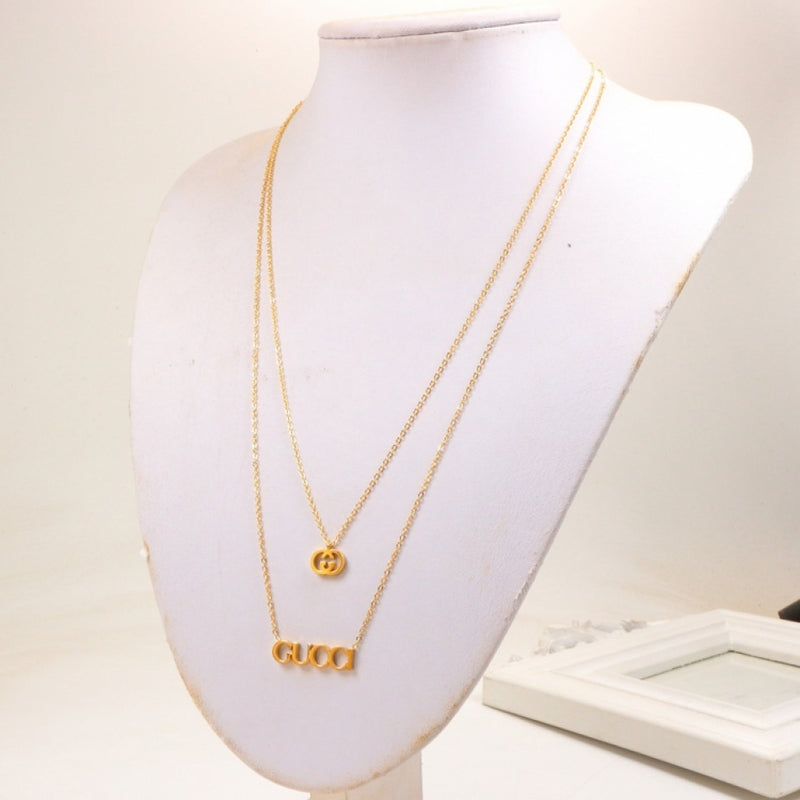 GCN13 Necklace copper plating gold Jewelry