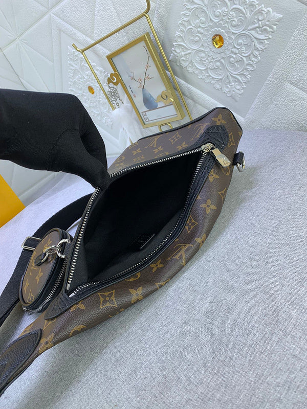 GLP054  High quality leather  for women and men bag  20-42-10CM