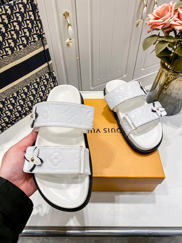 MLS11 Slippers Women Leather shoes 35-40 With box
