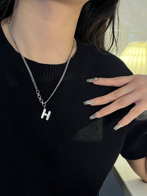 X424   Titanium steel new fashion necklace  jewelry