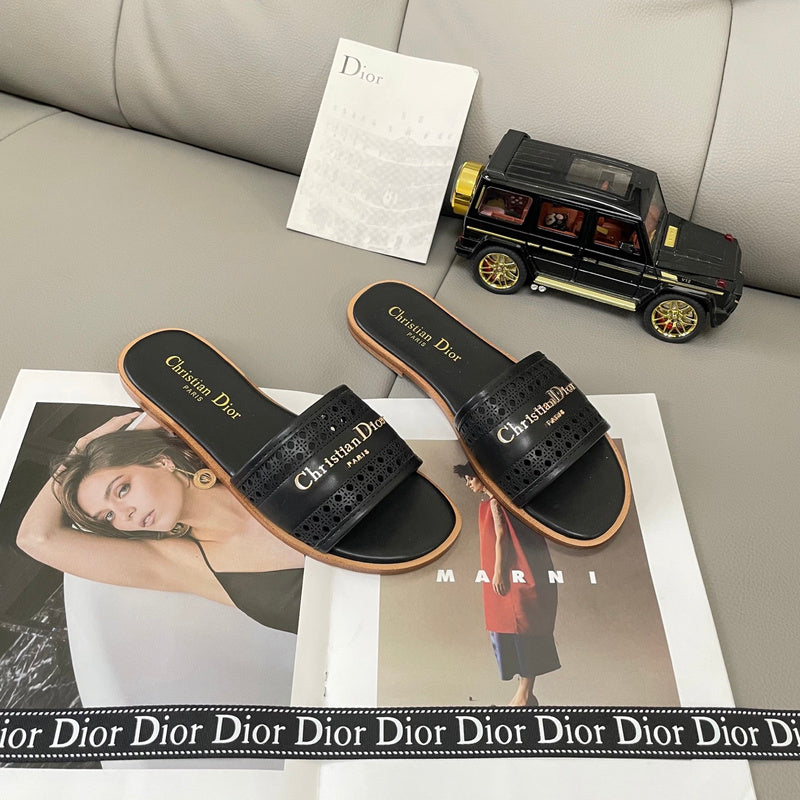 MBDS1 Leather Slippers Size 35-41 Shoes with Box