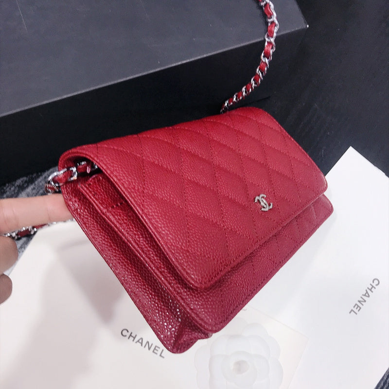 XCP015 Bag leather 19-13-4CM Bag Silver