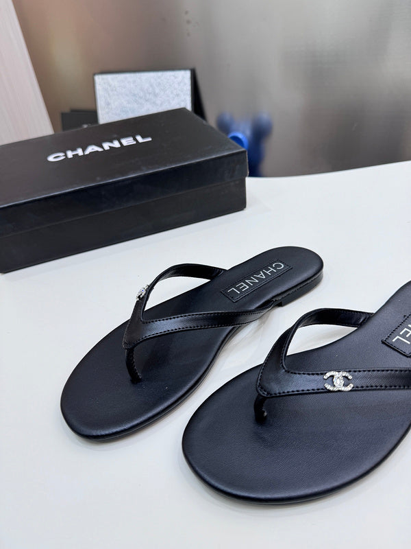 MBCS4 Leather Slippers Size 35-42 Shoes with Box