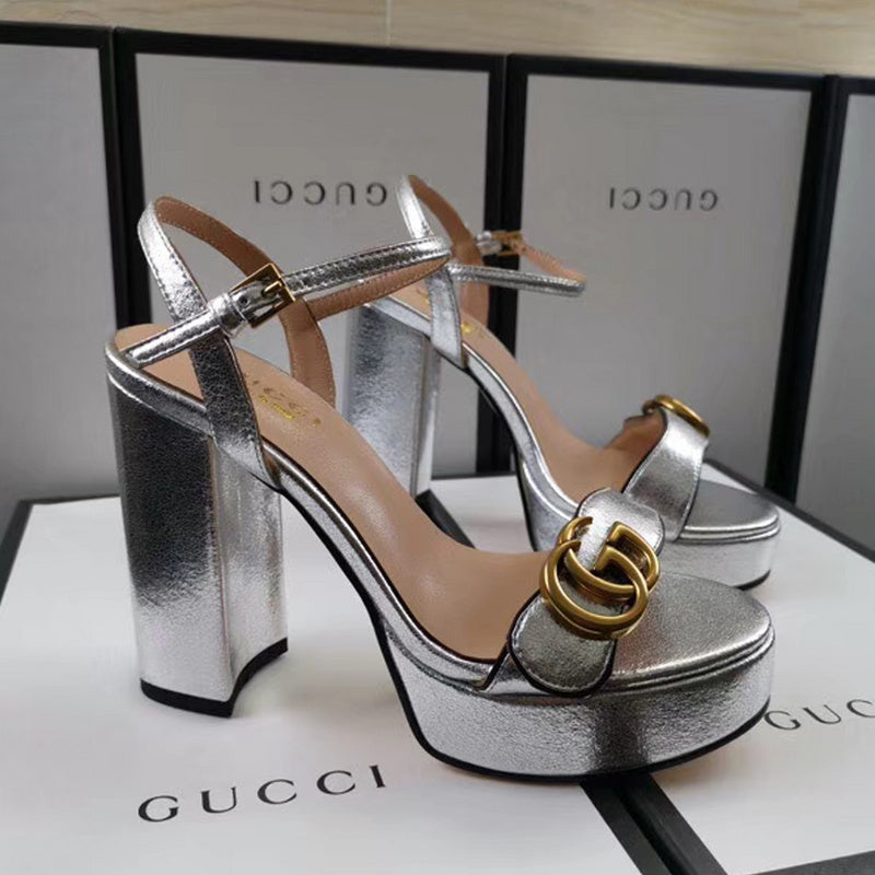 OGS4 Women real leather 8 Or 10CM shoes size 35-42 with box