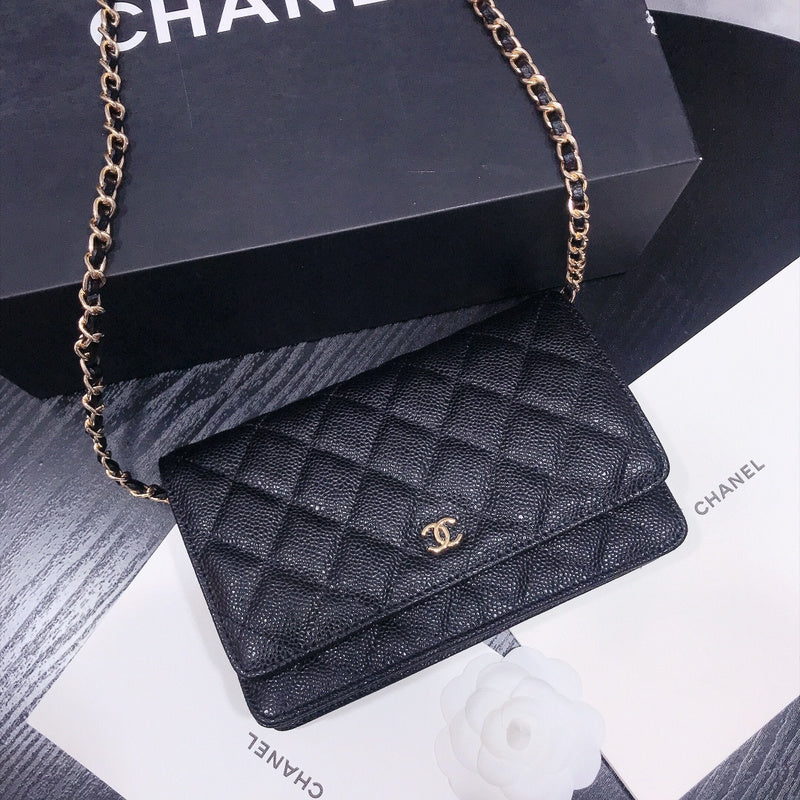 XCP016 Bag leather 19-13-4CM Bag Gold