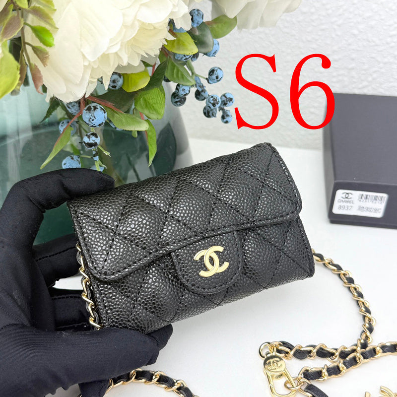 LCP04 Wallet Bag 13.1-7.5-2.1CM Leather bags with box