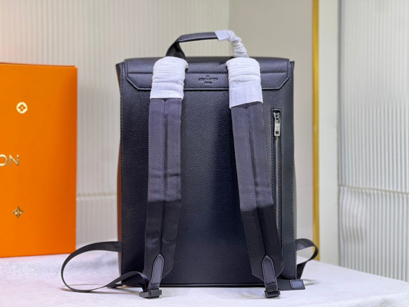 LLP4 Men High quality leather backpack 33x12x38cm Bag