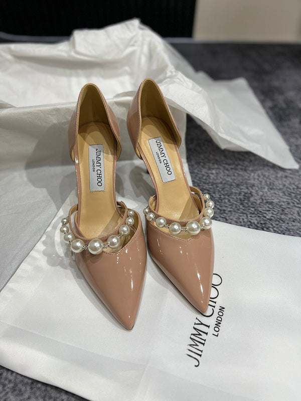 MBJS1 Leather 7CM Slippers Size 35-42 Shoes with Box