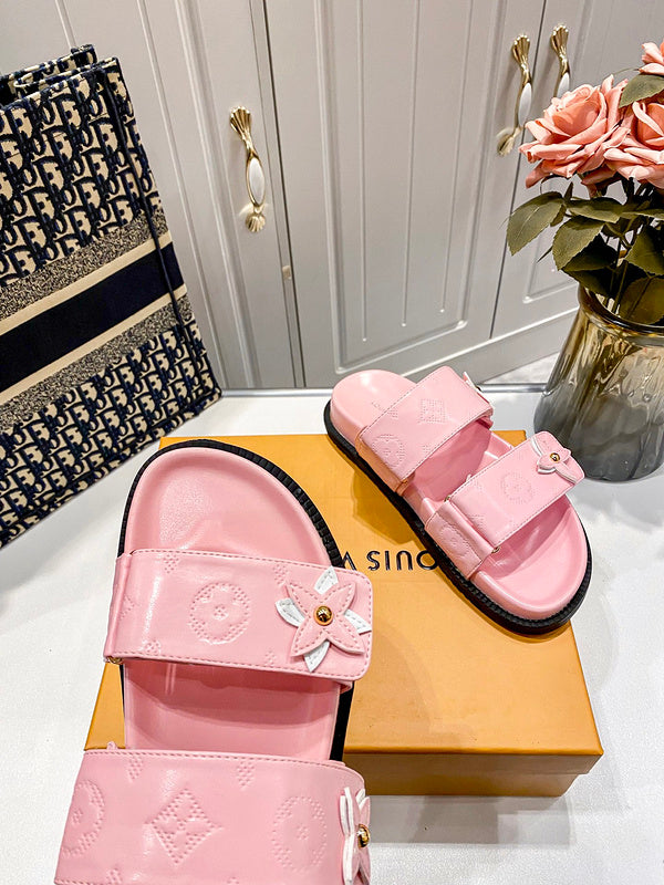 MLS11 Slippers Women Leather shoes 35-40 With box