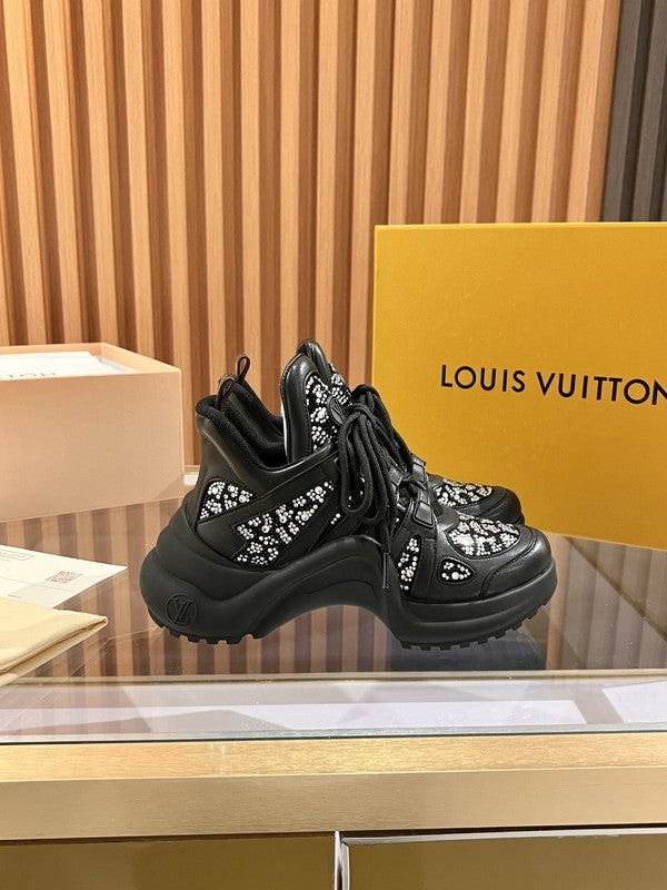 OLS39 Leather Women 5.5CM Shoes 35-41 with box