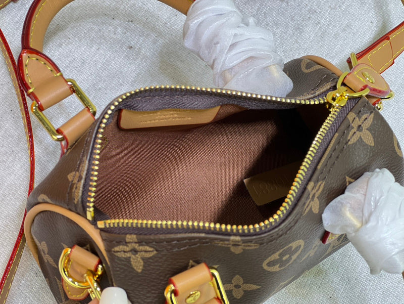 LLP06 Leather shoulder bag 16x11x9CM  handbag