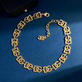 DGN1 Fashion New Style Necklace Jewelry Brass Material Gold-Plating 34cm+7cm lengthening  Jewelry