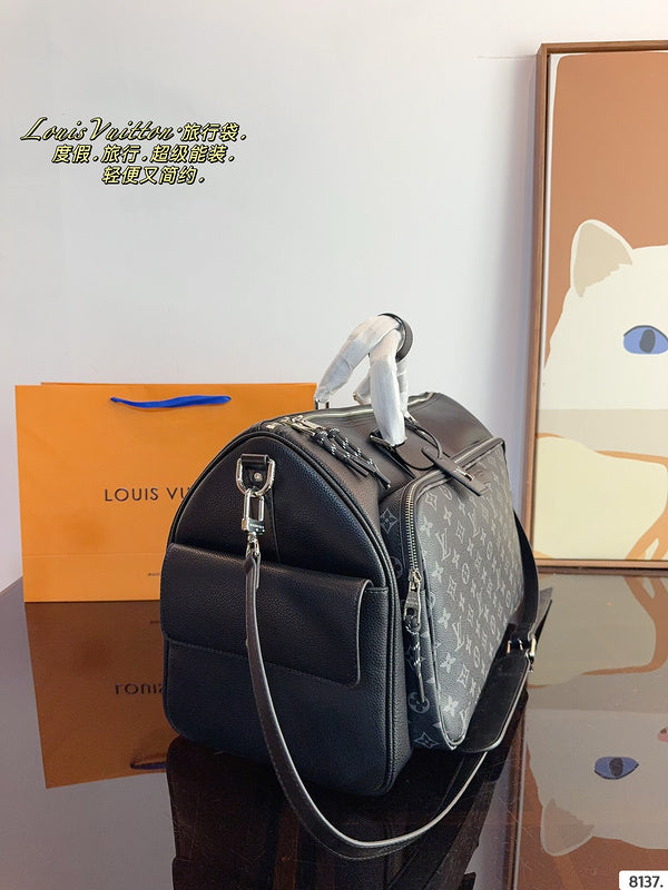 MLP22 Leather Bag 50-23-29CM Travel   for women and men Bags