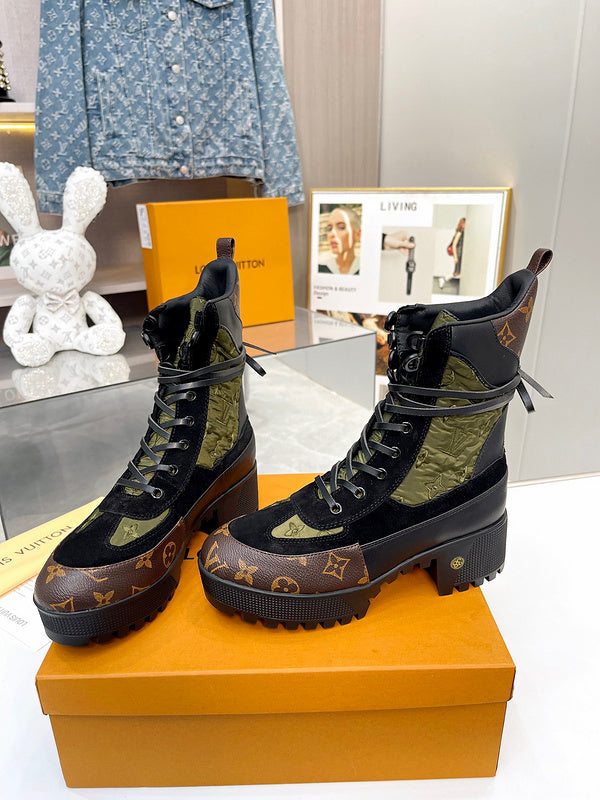 OLS28 Leather Women Shoes 35-42 with box