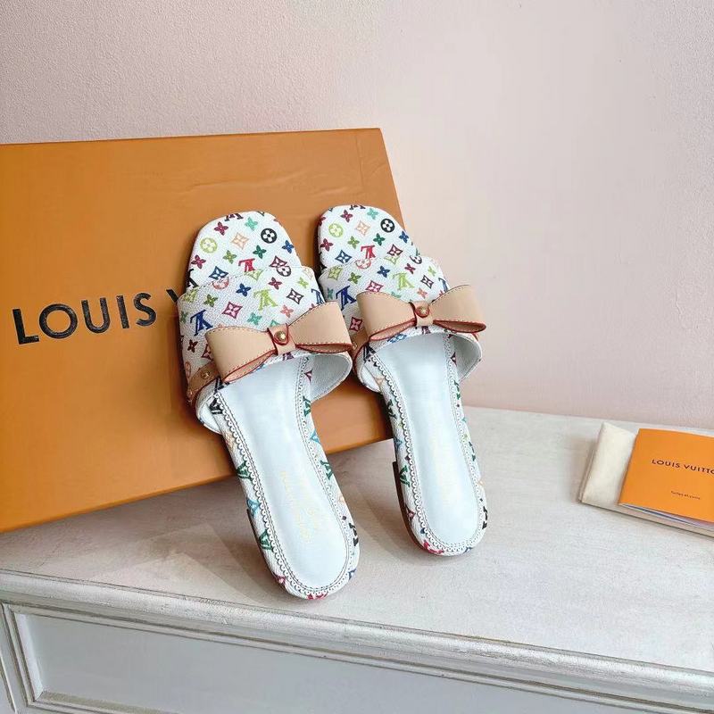 SHLS1 Women slipper Leather Shoes 35-43 with box