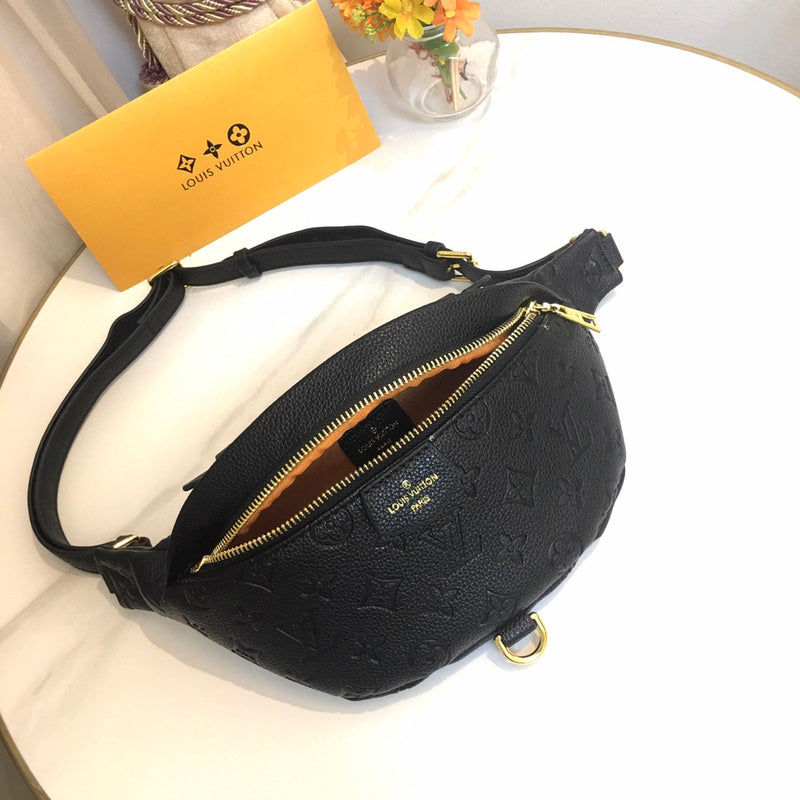 LLP13 Leather bag 37-14-13cm Belt  for women and men  bag