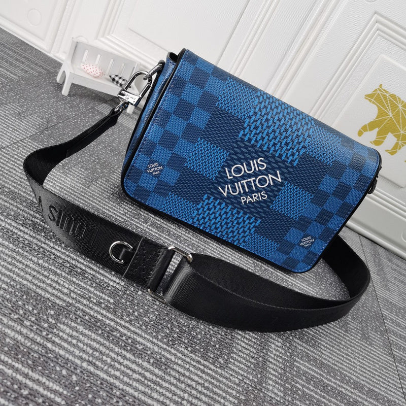 LLP84  Men Leather Bag 23.5 x 14.0 x 5.0CM high quality