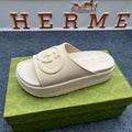 YGS02 Women Leather Slippers 35-41 Shoes with Box