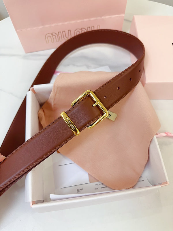 MBL2 Real leather 3.5CM 95-110CM Belt with all packing