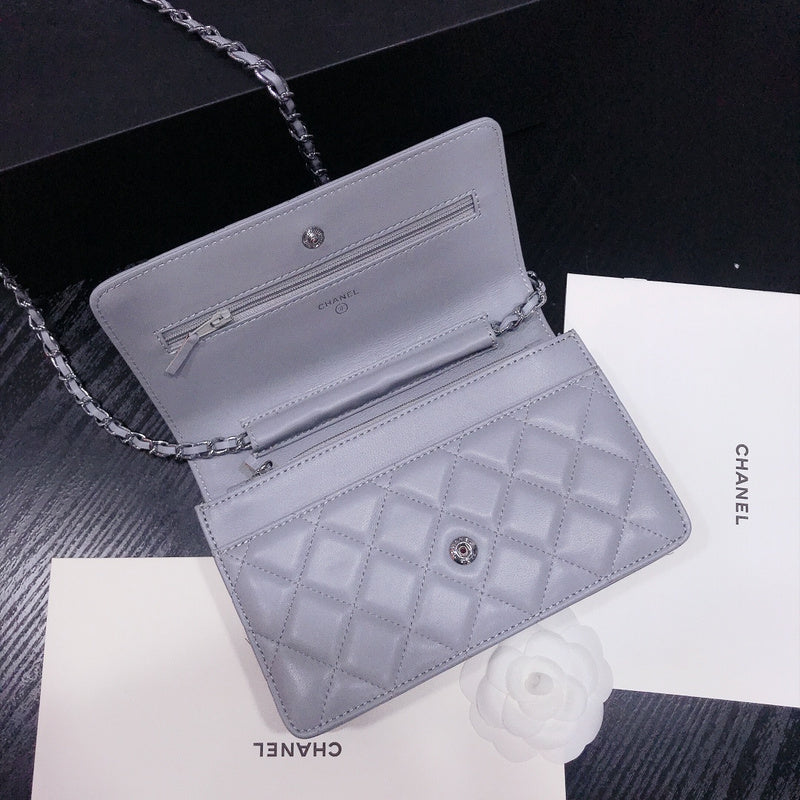 XCP017 Bag leather 19-13-4CM Bag silver logo