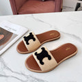 MBCS3 Leather Slippers Size 35-41Shoes with Box