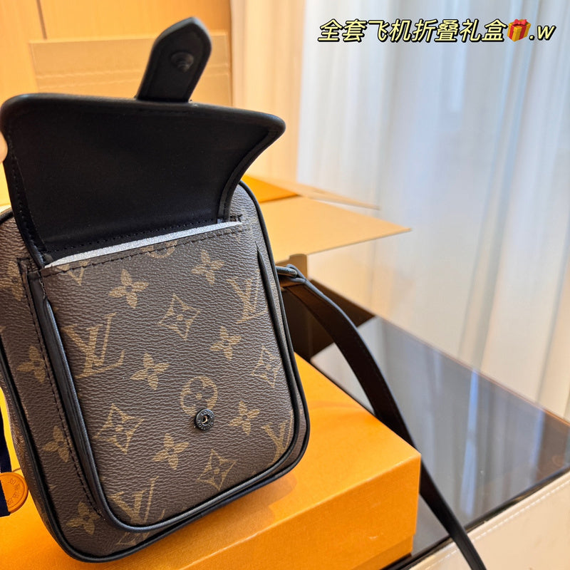 MLP2 Real Leather bag 15-5-18CM Bags  for women and men with box