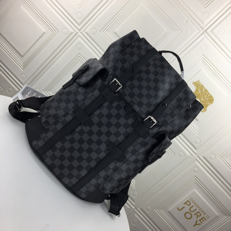 LLP211 High quality 41x47x13cm backpack leather for women and men bag