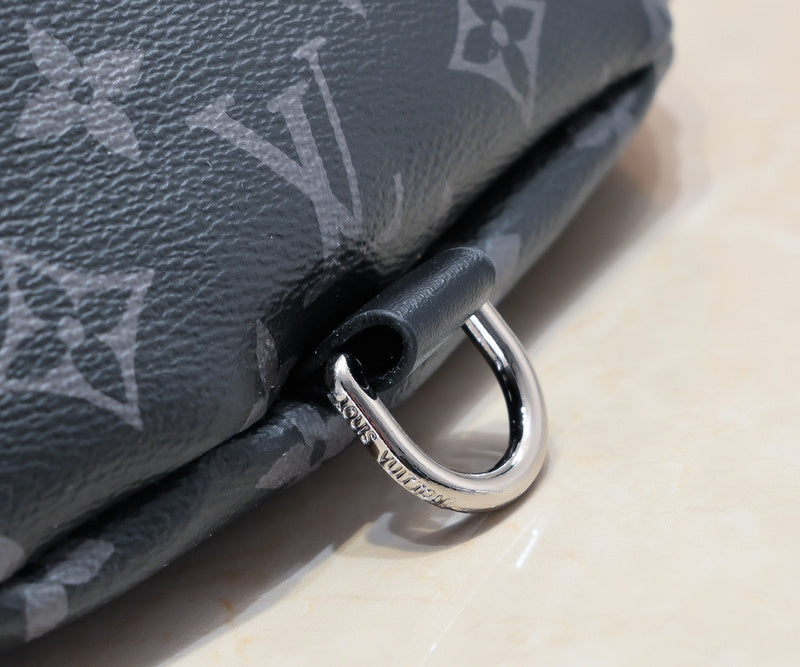 LLP55 Leather Bag 37x14x13CM Shoulder  for women and men  Bags