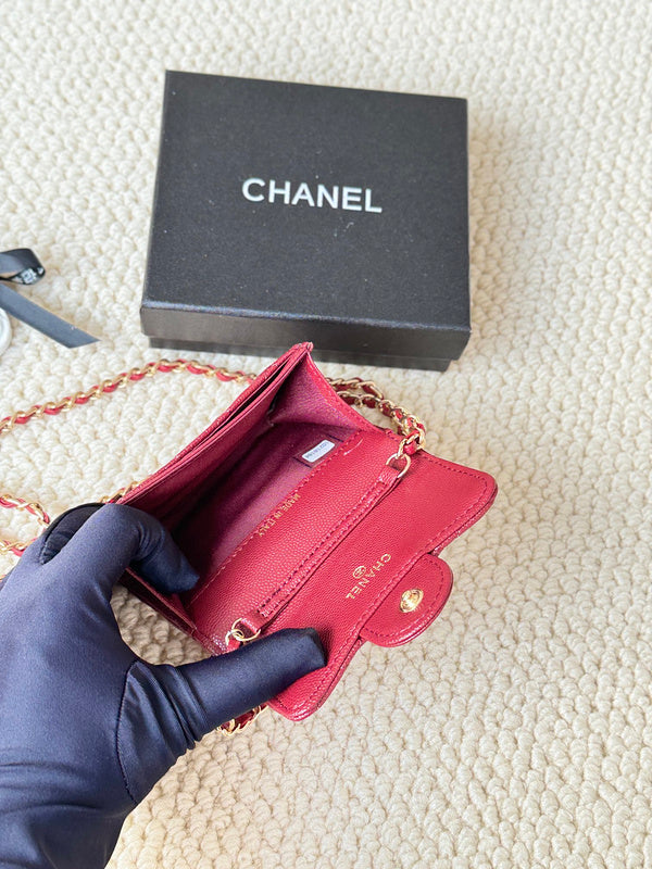 LCP02 Wallet Bag 13.1-7.5-2.1CM Leather bags with box