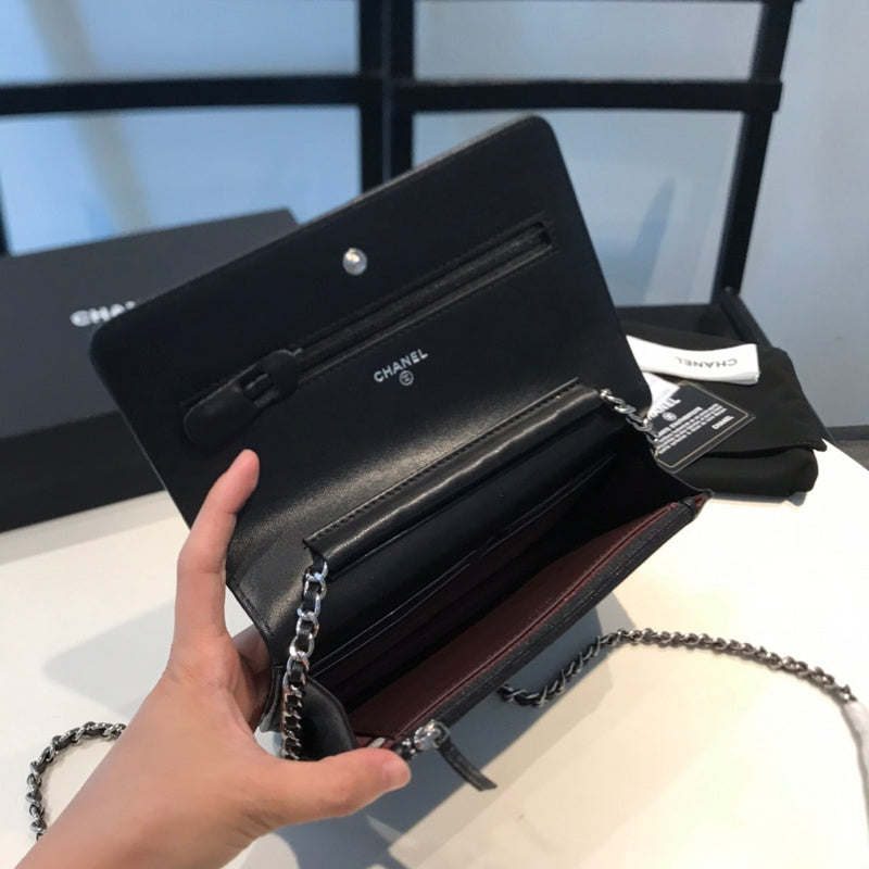 XCP017 Bag leather 19-13-4CM Bag silver logo