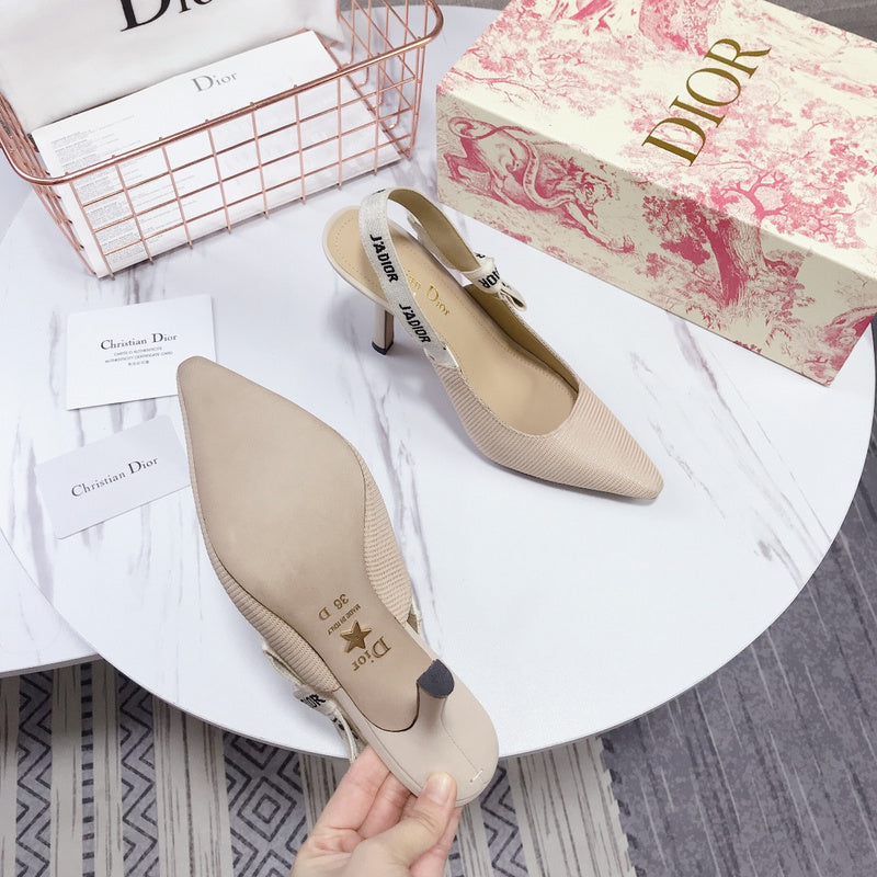 BDS1 High heels 1.5/6.5/10CM size 35-41 women leather shoes with box