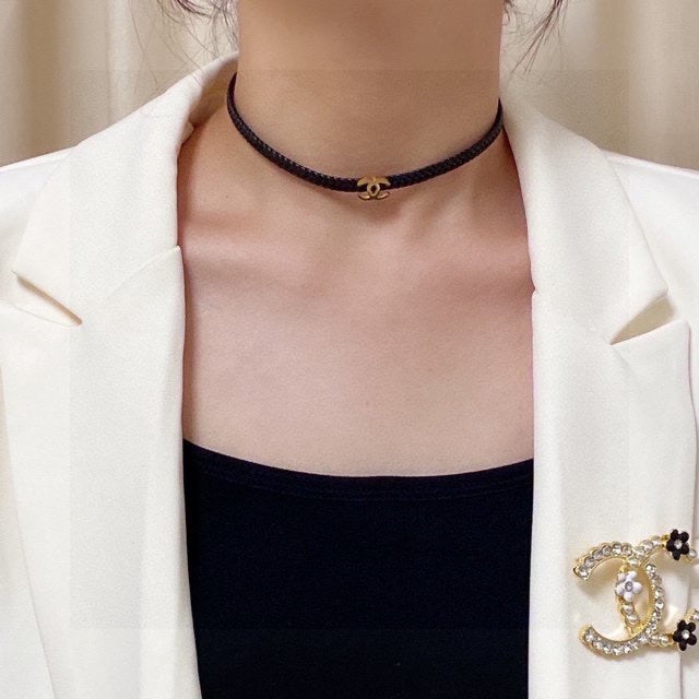 X593    Leather rope necklace for women  Jewelry