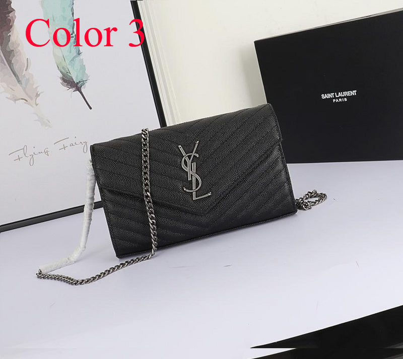 GYP4 Cowhide Women Bag 22.5x14x4cm Bags 5 Colors
