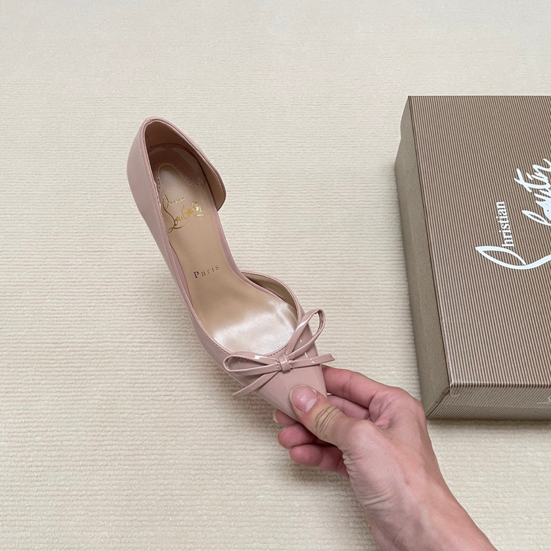 MBCL2 Women Heel 6CM 8CM 10CM Leather shoes 35-41 with box