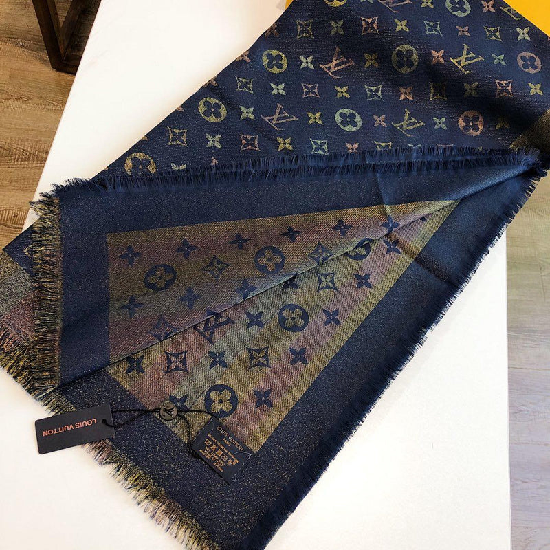LSC3 Silk cotton 140-140CM scarf Can choose With box