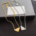 X660  Women's new fashion titanium steel necklace
