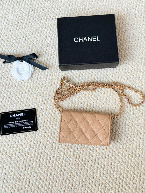 LCP02 Wallet Bag 13.1-7.5-2.1CM Leather bags with box