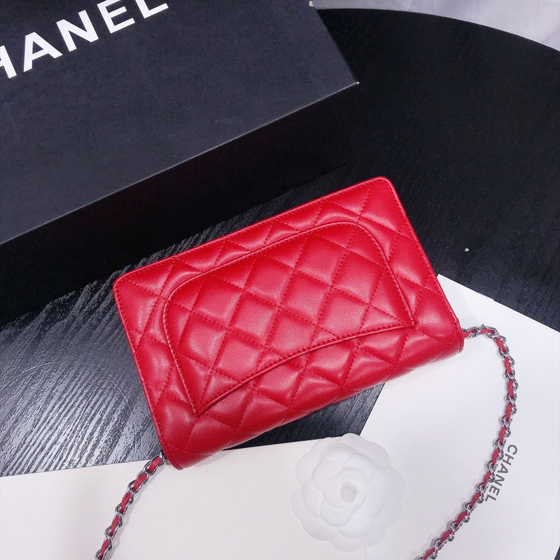 XCP017 Bag leather 19-13-4CM Bag silver logo