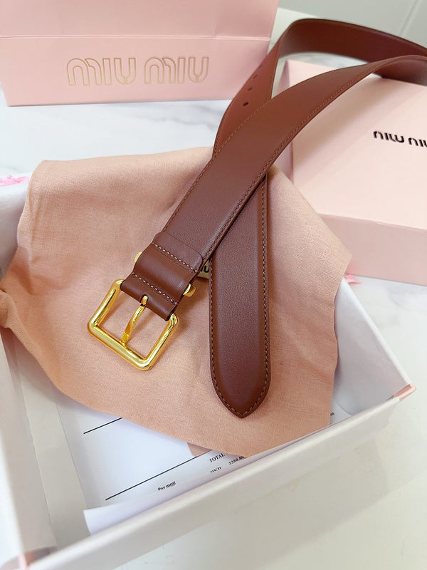 MBL2 Real leather 3.5CM 95-110CM Belt with all packing