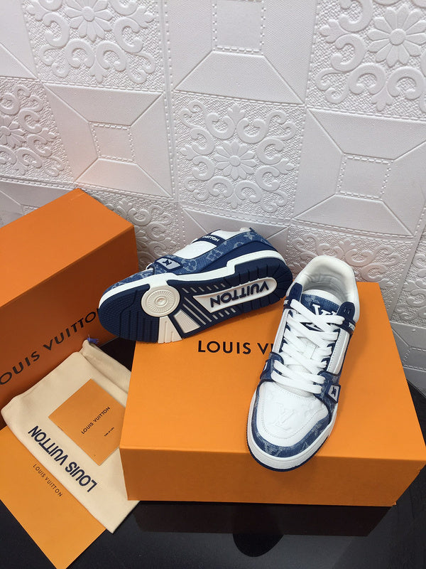 LLS1 High quality leather shoes women 35-41 or man 40-45 with box