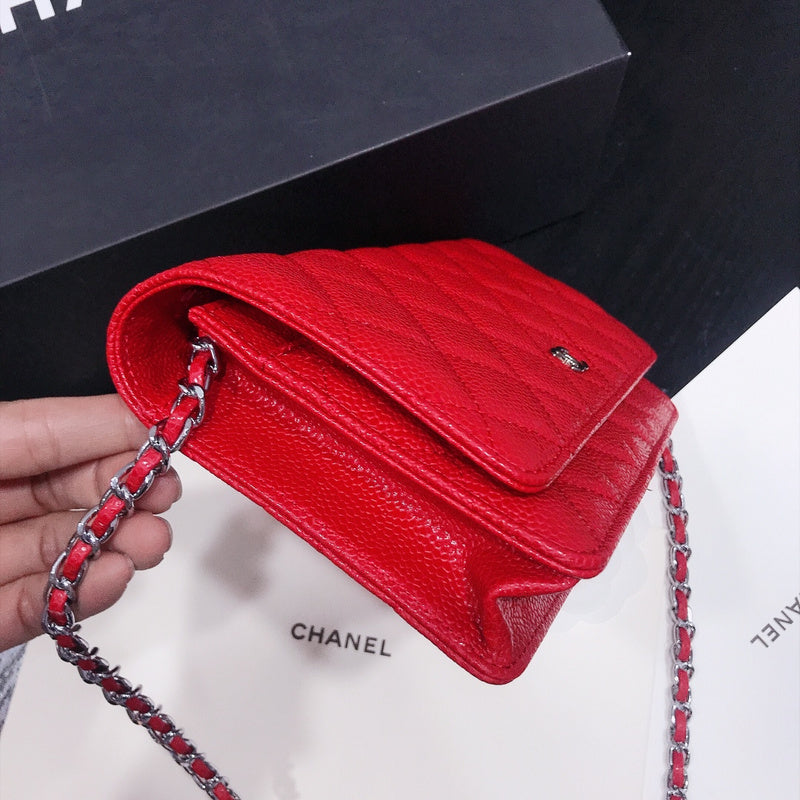 XCP015 Bag leather 19-13-4CM Bag Silver