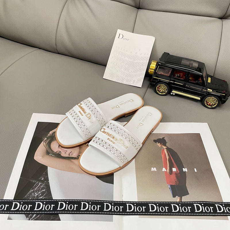 MBDS1 Leather Slippers Size 35-41 Shoes with Box