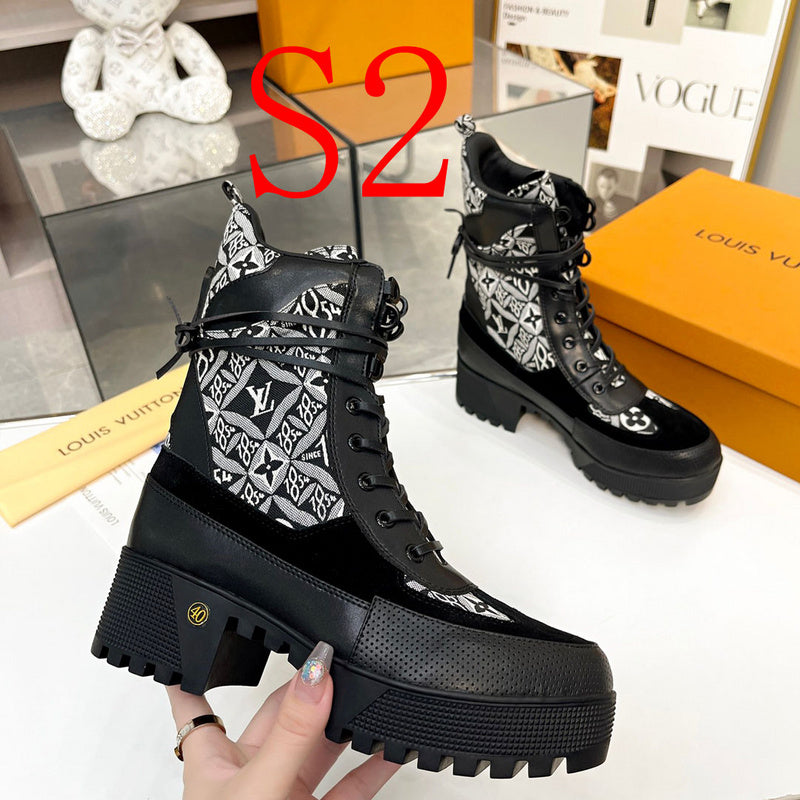 OLS28 Leather Women Shoes 35-42 with box