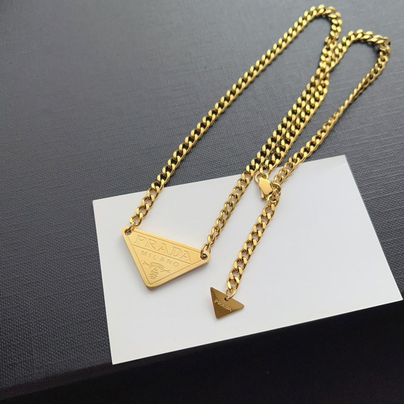 X660  Women's new fashion titanium steel necklace