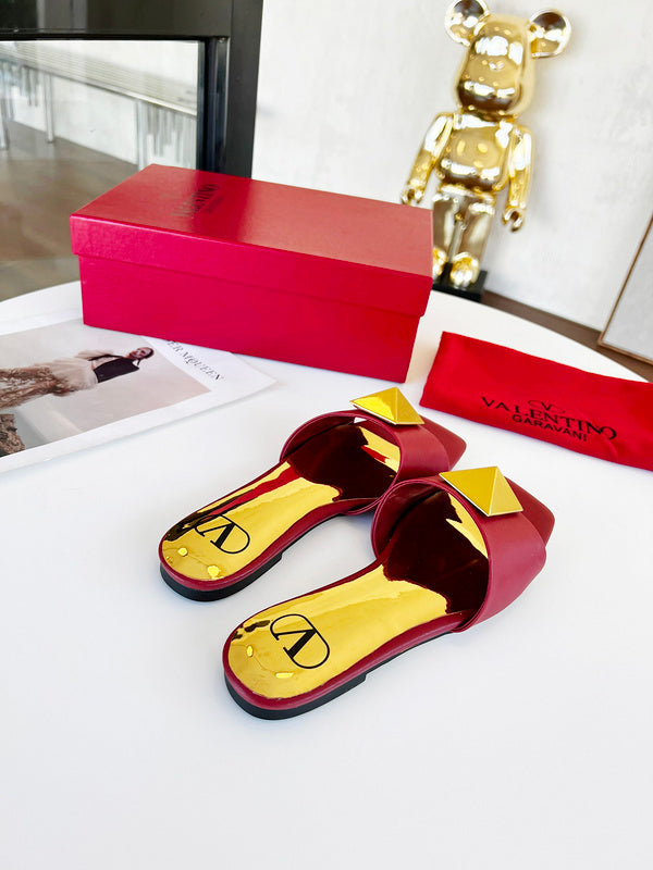 SHVS2 Women slipper  Shoes Rubber sole or leather sole with all packing