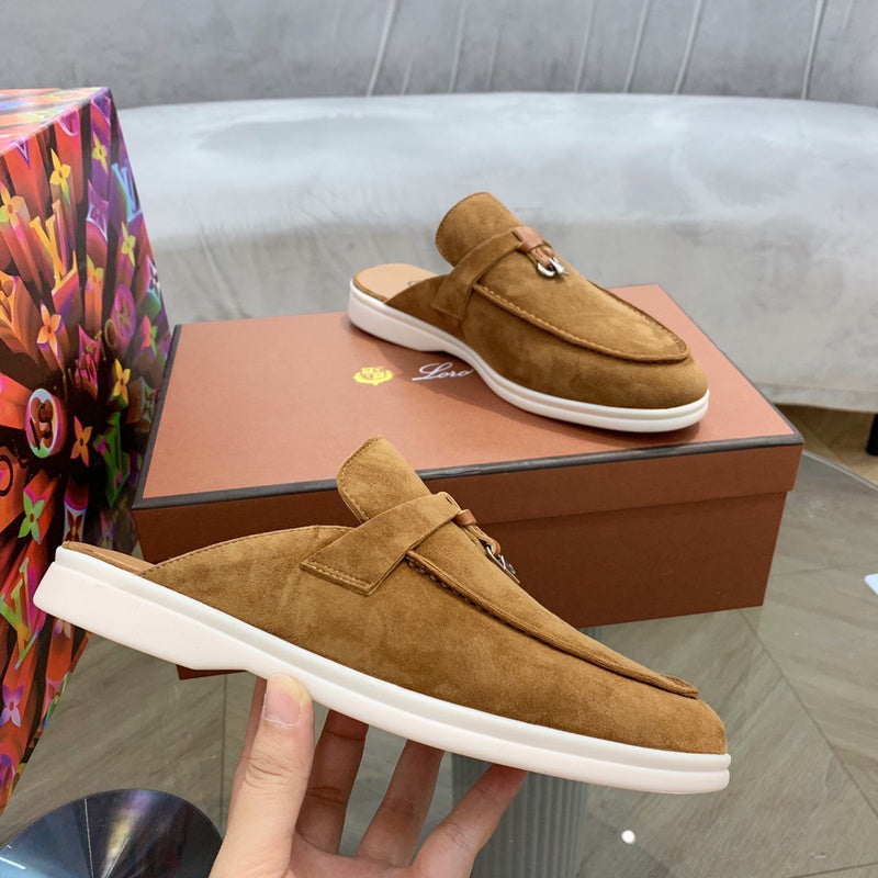 GLS19 Leather shoes Women35-42 Man40-45 Slipper with box